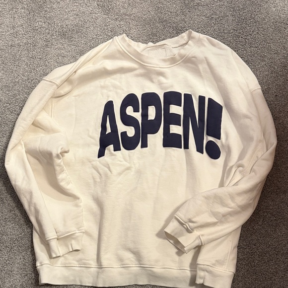Daily Drills Navy and White Aspen Sweatshirt - Picture 6 of 10